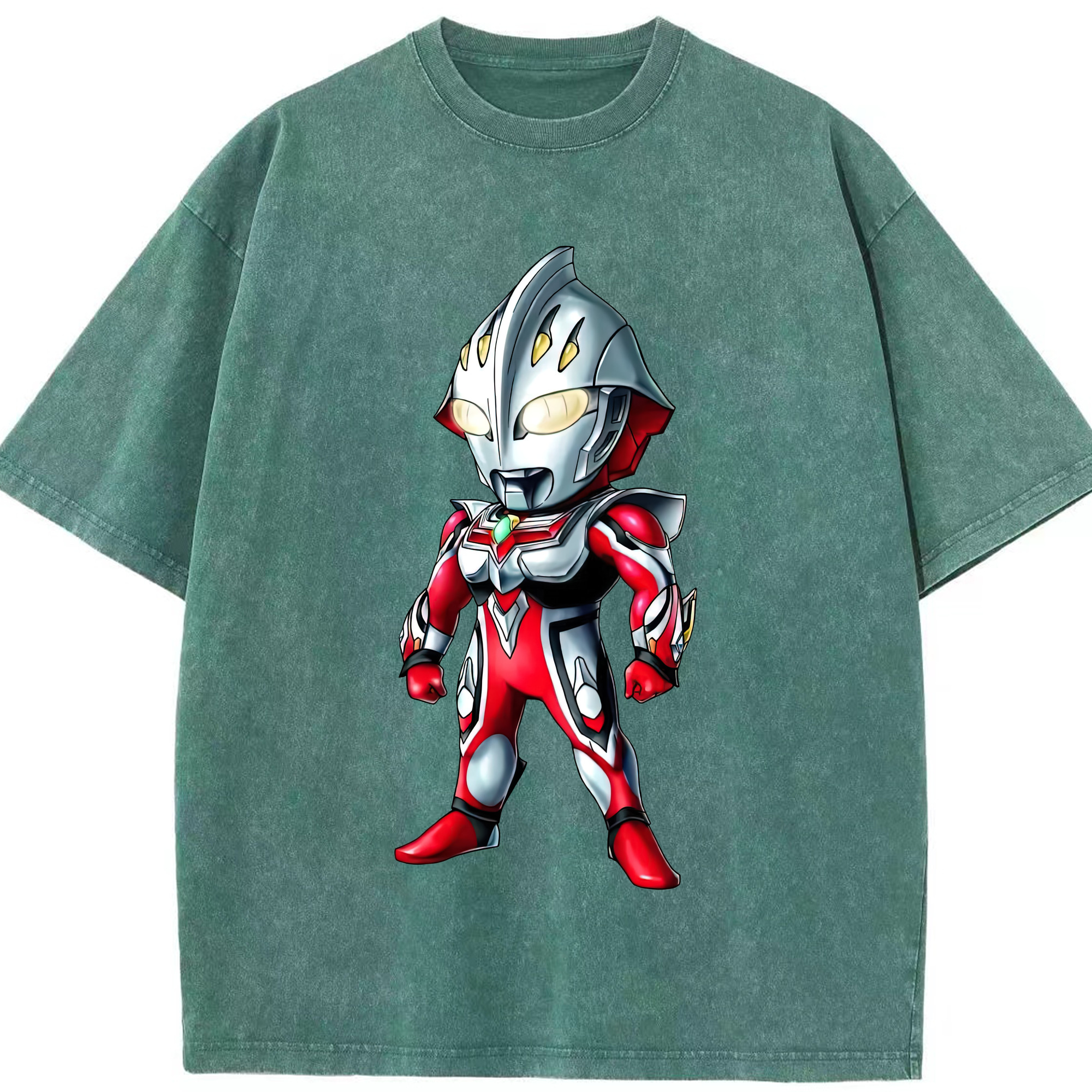 （画像用） ウルトラマン Ultraman 綿100% ヴィンテージ風 半袖Tシャツ（フロントプリント）